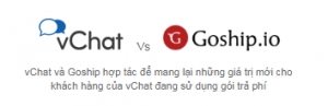 vChat kết nối cùng Goship: giảm 5.000 đồng/ 1 đơn hàng